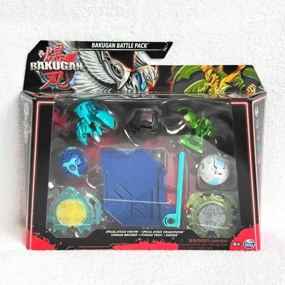 5 Brawler Bakugan Battle Pack Including Smoke by Spin Master BNIP!! - Picture 1 of 4